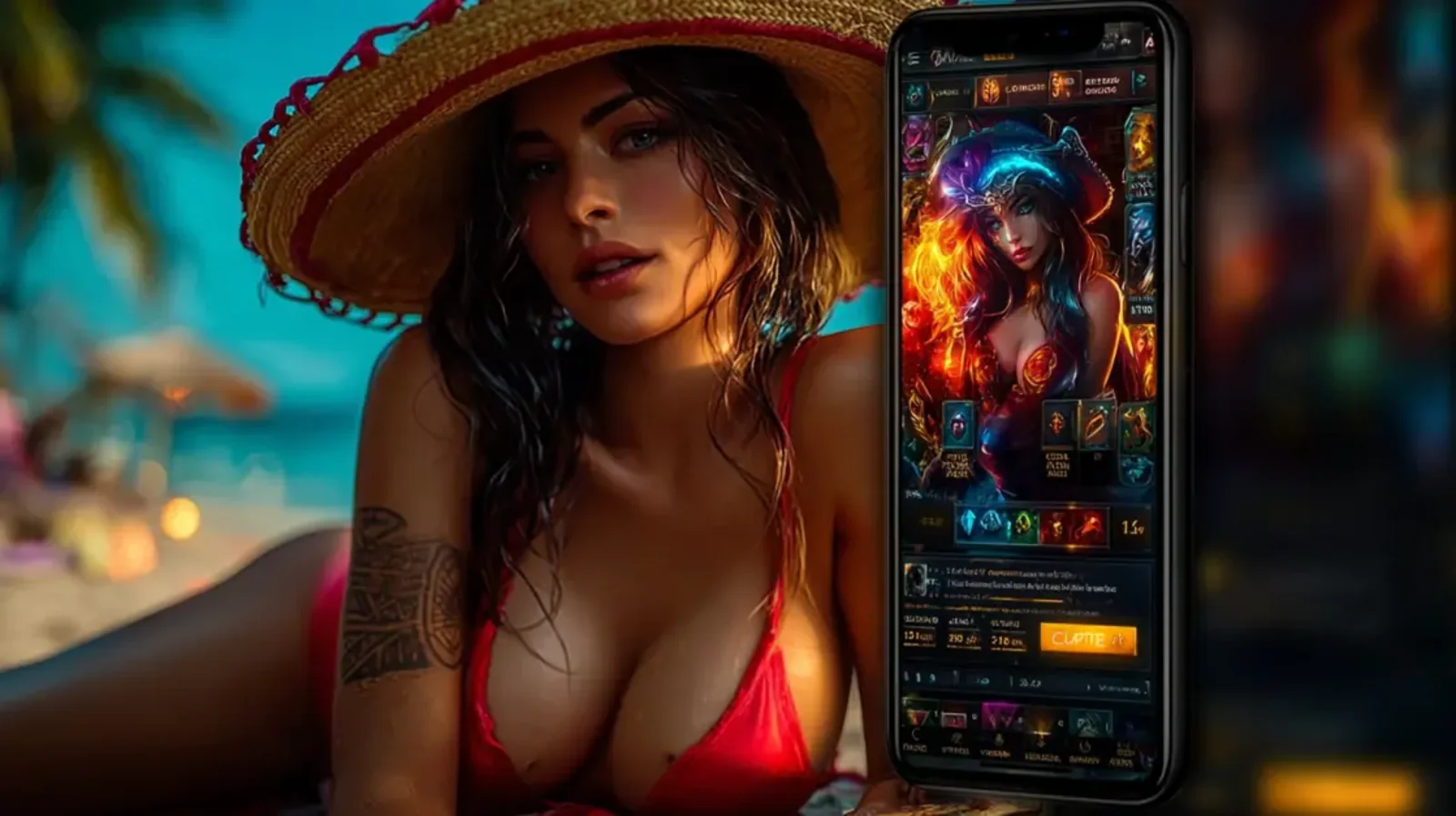 Two cheerful cartoon girls from the Sweet Bonanza game with a colorful candy background, welcoming new players to register at golo777 and explore popular slots.